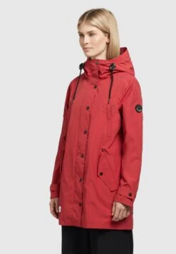 Khujo Jelle - Parka - Rot -Khujo Mode Aanbiedingen Winkel e0750fc7862547d785e098db7ba2668a