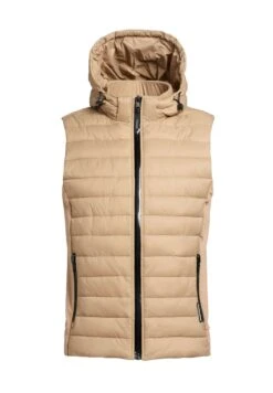 Khujo Wemo Matt - Bodywarmer - Beige -Khujo Mode Aanbiedingen Winkel e33b4f3587ea4b579e84fa85dbbcc239
