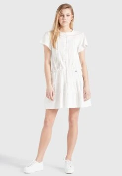 Khujo Kapua - Jurk - Weiß -Khujo Mode Aanbiedingen Winkel e3830bfde6b349b8af3ffbd498c6c6f7
