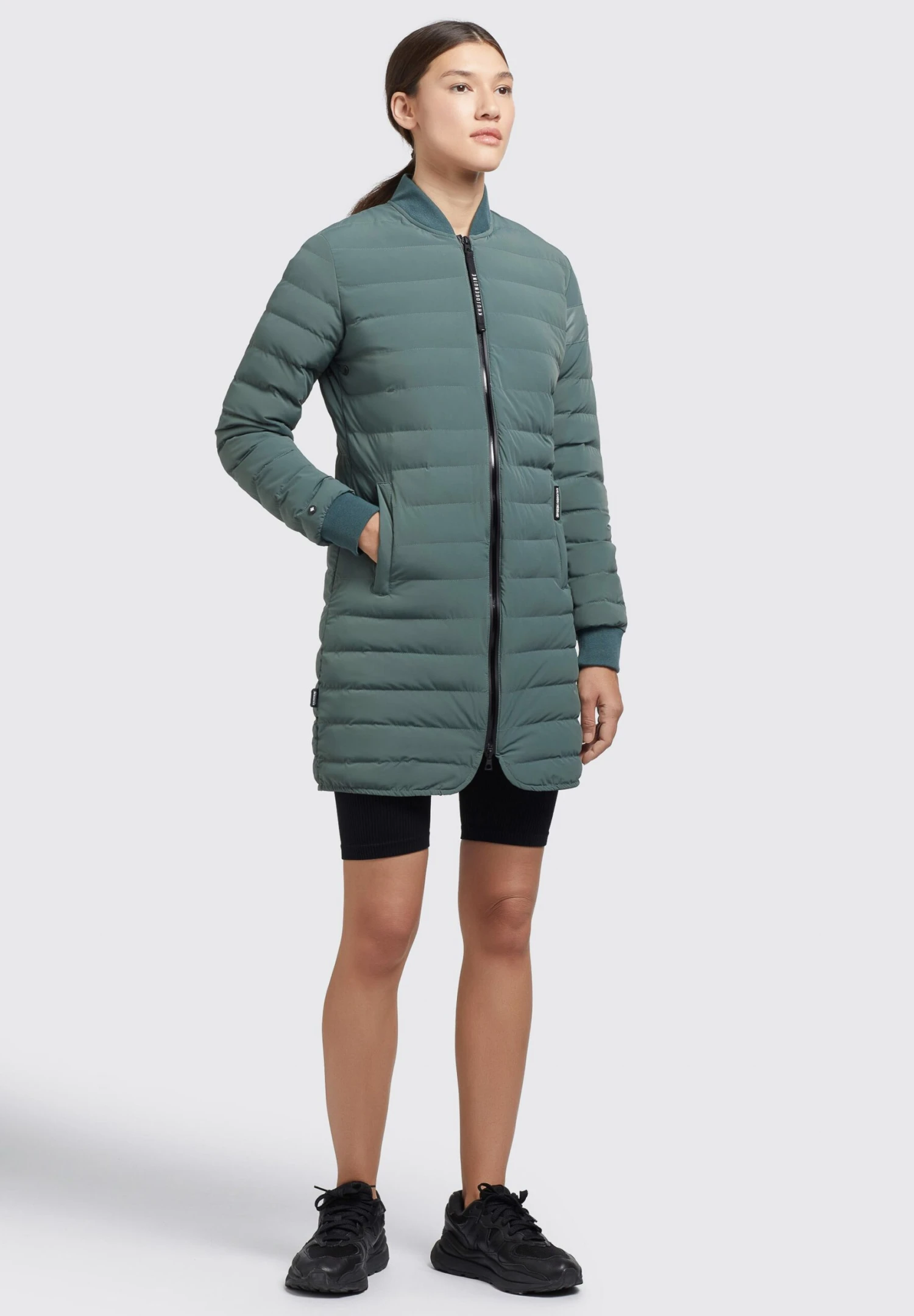 Khujo Greta Matt - Jas - Kupfergrün 2 Khujo Greta Matt - Jas - Kupfergrün - Afbeelding 2