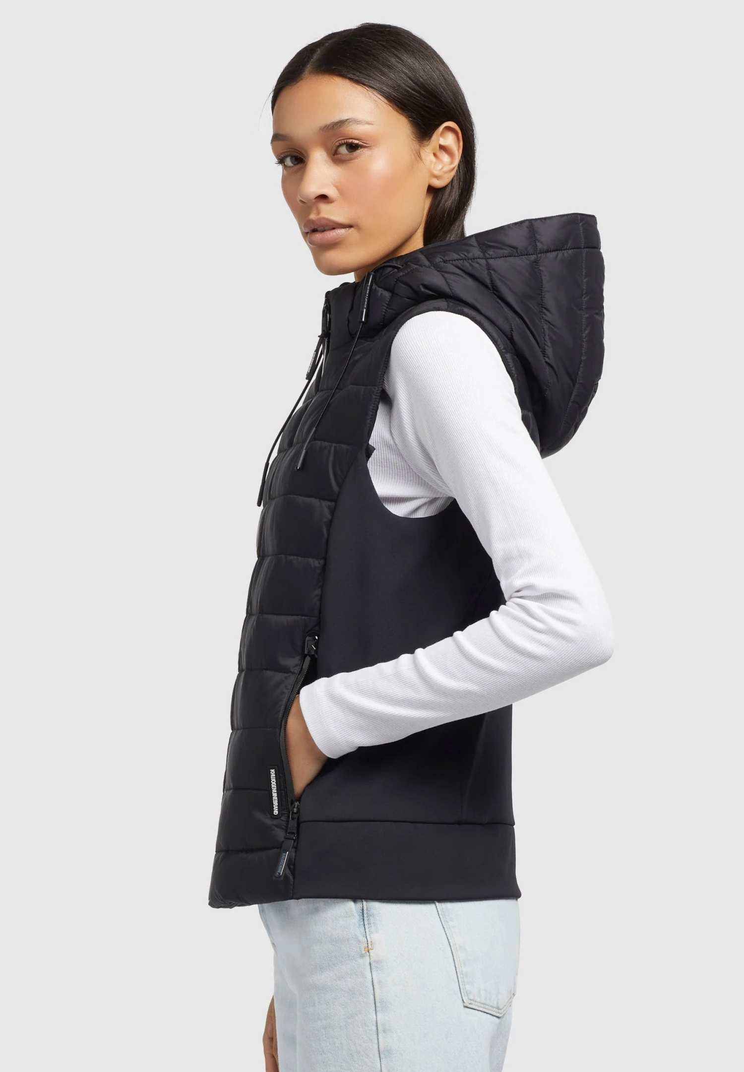 Khujo Fabia Matt - Bodywarmer - Schwarz 5 Khujo Fabia Matt - Bodywarmer - Schwarz - Afbeelding 5