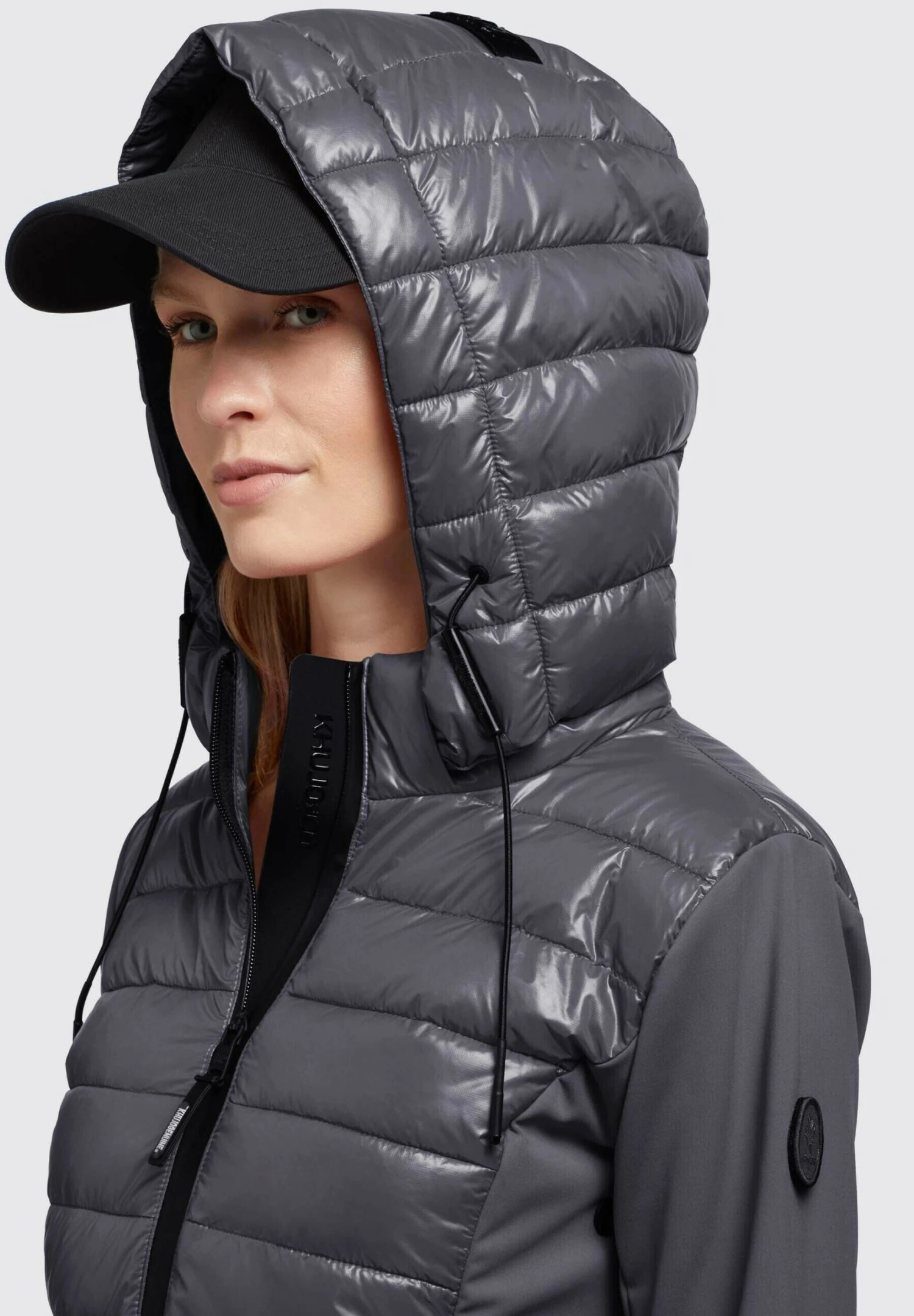 Khujo Ghita Shiny - Jas - Grau 5 Khujo Ghita Shiny - Jas - Grau - Afbeelding 5