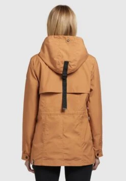 Khujo Felina - Regenjas - Toffee -Khujo Mode Aanbiedingen Winkel ee082311ad564e22bc7ad9178ae1fd78
