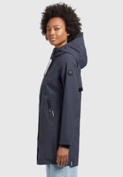 Khujo Izaf - Regenjas - Dunkelblau -Khujo Mode Aanbiedingen Winkel f47b35bdd88941ac8f5c12b01c42992a