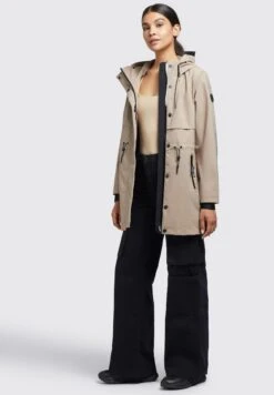 Khujo Zoni - Parka - Beige -Khujo Mode Aanbiedingen Winkel fa89750ff0ff4f789f23b5bd968798e2