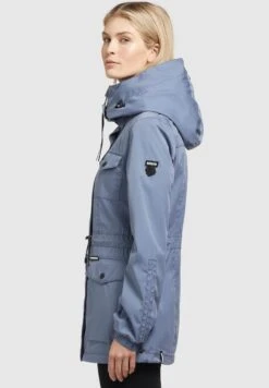Khujo Elst - Parka - Blau -Khujo Mode Aanbiedingen Winkel fed14914c47f401bbf6efb1fab568126